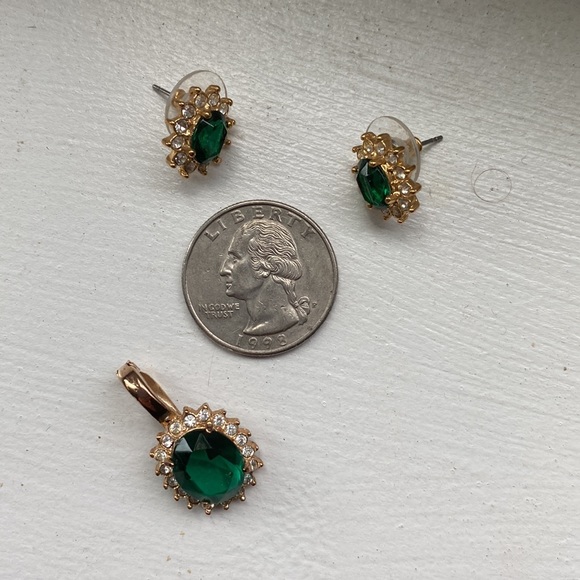 Vintage emerald set - Picture 5 of 5